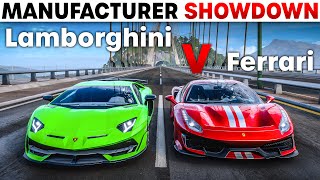 Forza Horizon 5 | Lamborghini VS Ferrari | Manufacturer Showdown! screenshot 2