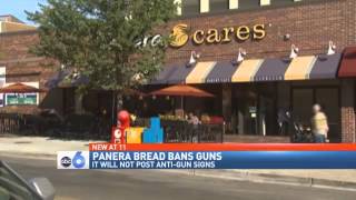 Panera Asks Customers to Leave Guns Behind