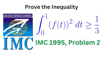 IMC 1995, Problem 2; Prove the Inequality