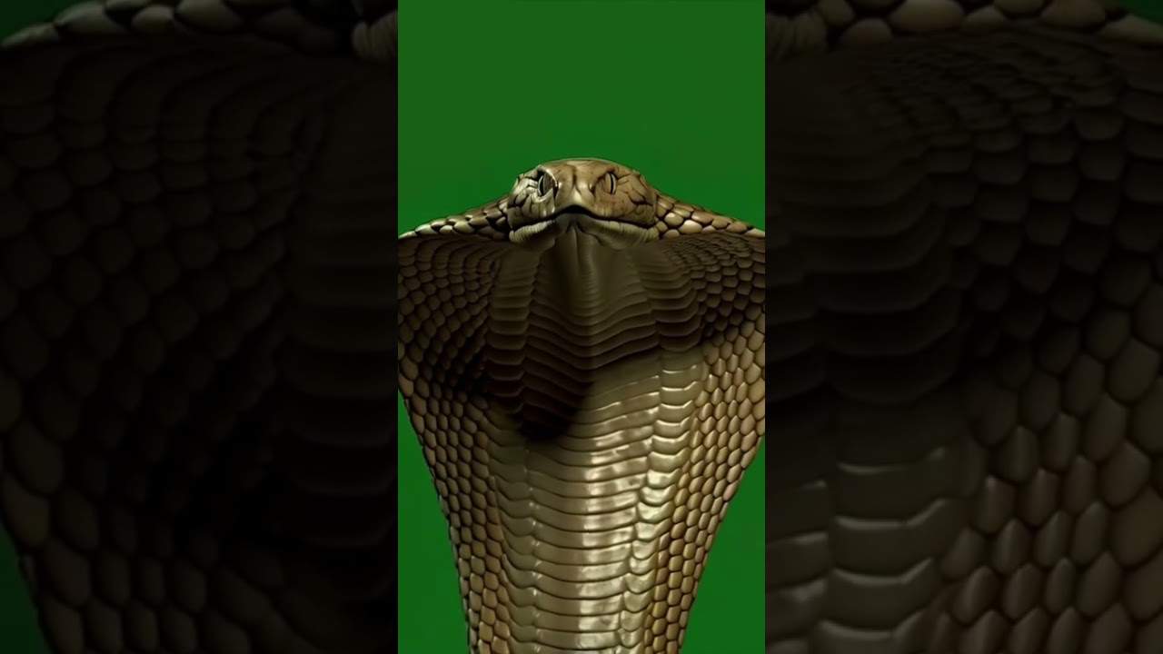 Naggin 7 new snake green screen animation. 