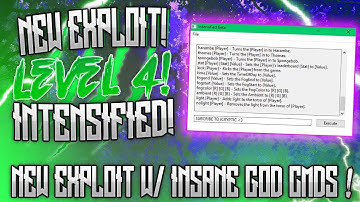 [OMFG] ✅NEW ROBLOX HACK/EXPLOIT!✅| INTENSIFIED!| POWERFUL GOD CMDS W/ WORKING STAT CHANGER! (WORKS!)