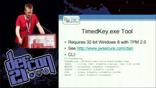 [DEFCON 21] Protecting Data with Short-Lived Encryption Keys and Hardware Root of Trust
