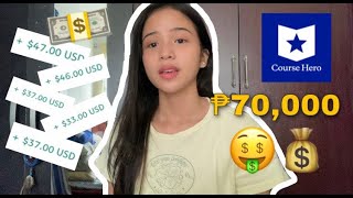 HOW I EARNED ₱70,000  IN 3 MONTHS AS A STUDENT | Course Hero Tutor