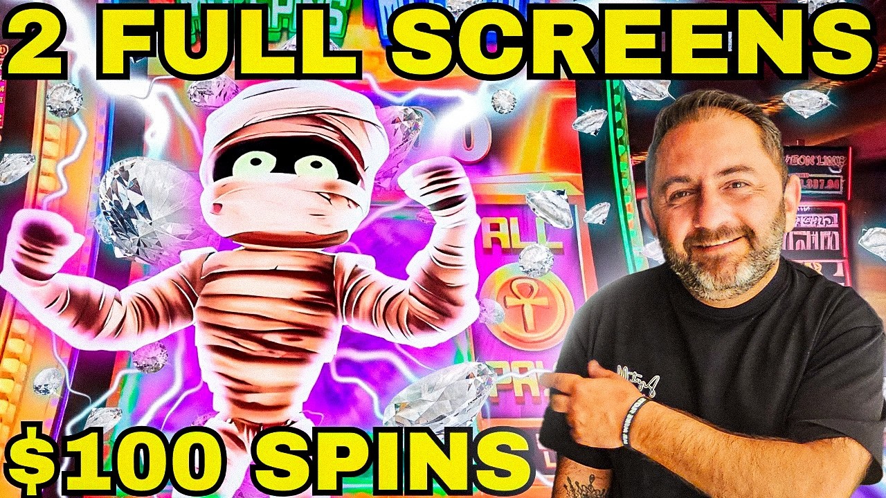 OMG FULL SCREEN TWICE MASSIVE JACKPOT ON MO MO MO MIKEY!!!