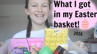 My Easter Morning + what I got in my Easter basket 2016!
