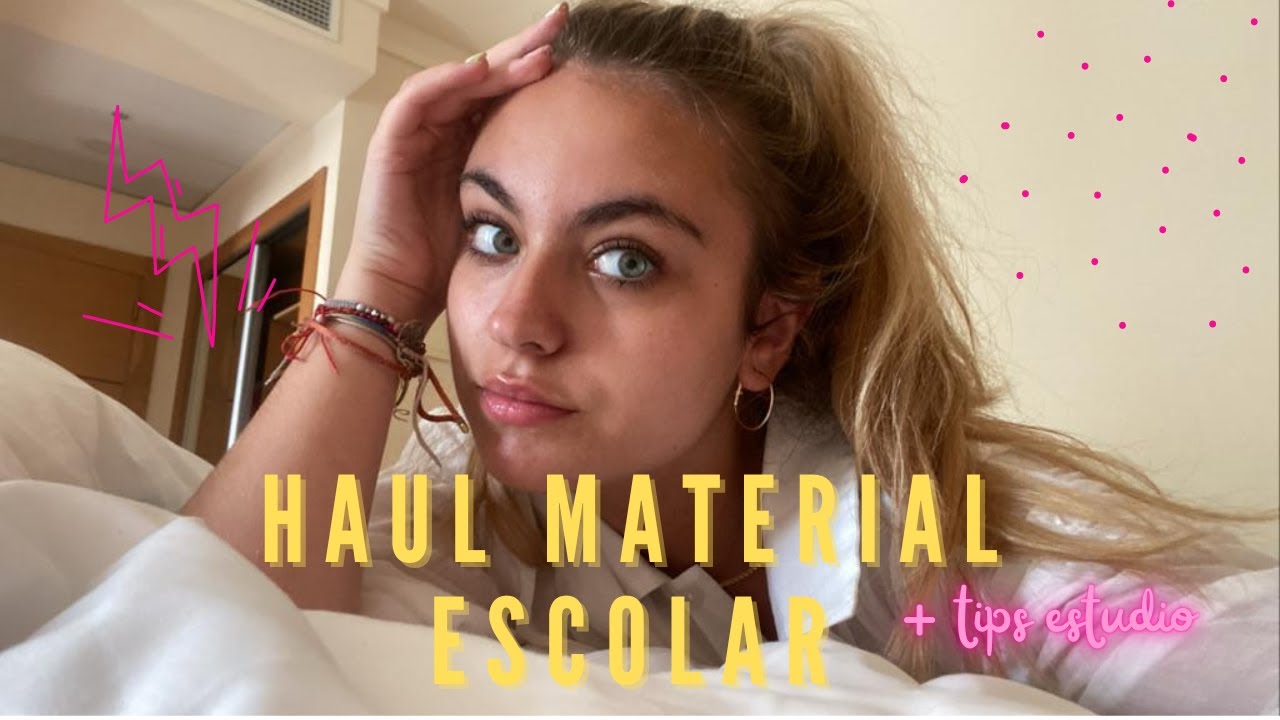 Haul Material Escolar + tips estudio Laura Obrero #haulmaterialescolar #vueltaalcole  #haulpapelería