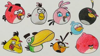 How to Draw Angry Birds | Angry Birds Drawing | Rovio Entertainment | Games screenshot 5