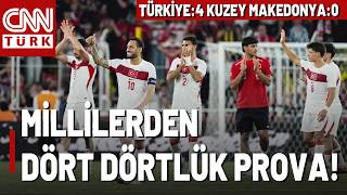 Milliler'den Kuzey Makedonya'ya Dört Gol: 4-0! Dünya Kupası İçin Geri Sayım Başladı!