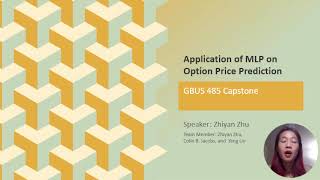 MFE Capstone Project - Application of MLP on Option Price Prediction