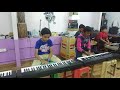 Robert movie song on keyboard brother from another mother dgr music school students performance