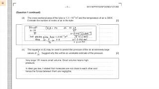 IB Physics Paper 3 Data Analysis Questions Worked solution