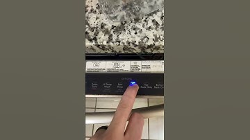 Locked Kenmore Elite dishwasher reset.