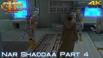 Star Wars Knights of the Old Republic 2 Restored Content Nar Shaddaa Part 4 Walkthrough (4K)