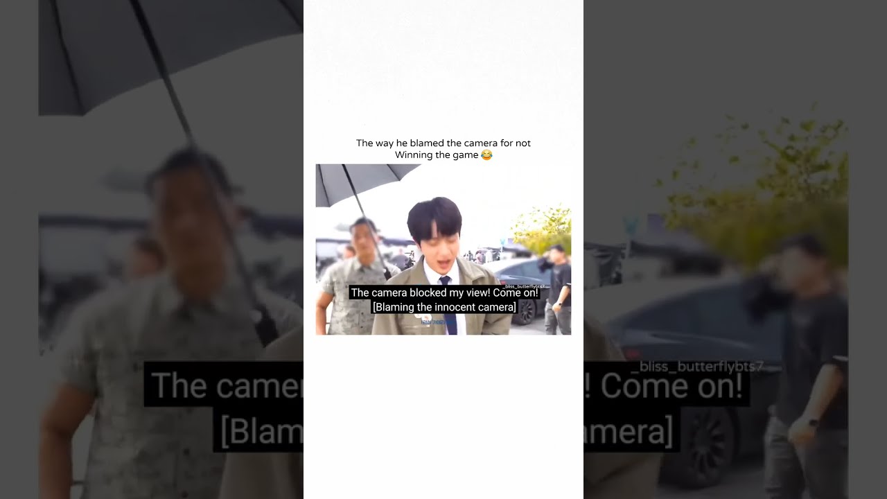 The Way He Blamed Cameraman 
