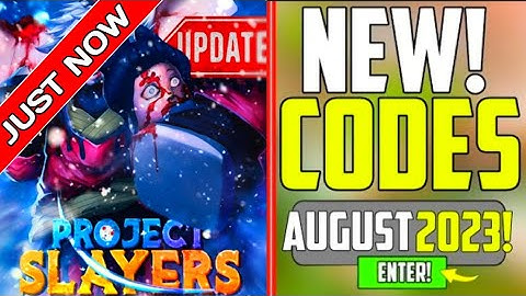 ⚠️DONT MISS⚠️NEW CODES 5 PROJECT SLAYER CODES ROBLOX | Project Slayer Codes August