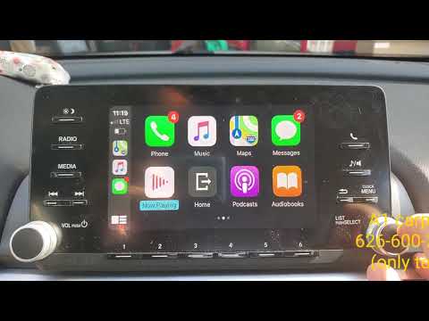 2019 Honda accord upgrade retrofit wireless apple carplay - YouTube