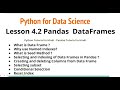 Data frames in Pandas | Data frames in Pandas in Hindi | Data Frames in Python