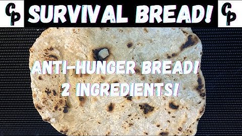 Food Shortage: Two Ingredient Flatbread As Survival Food