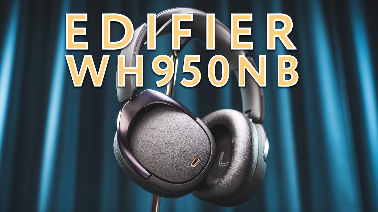 Edifier WH950NB wireless headphones, ANC WH950NB ivory