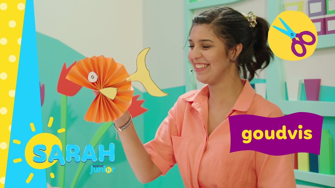 goudvis | Sarah knutselt | Ketnet Junior