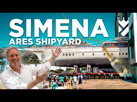 Launch of a Sailing Superyacht!