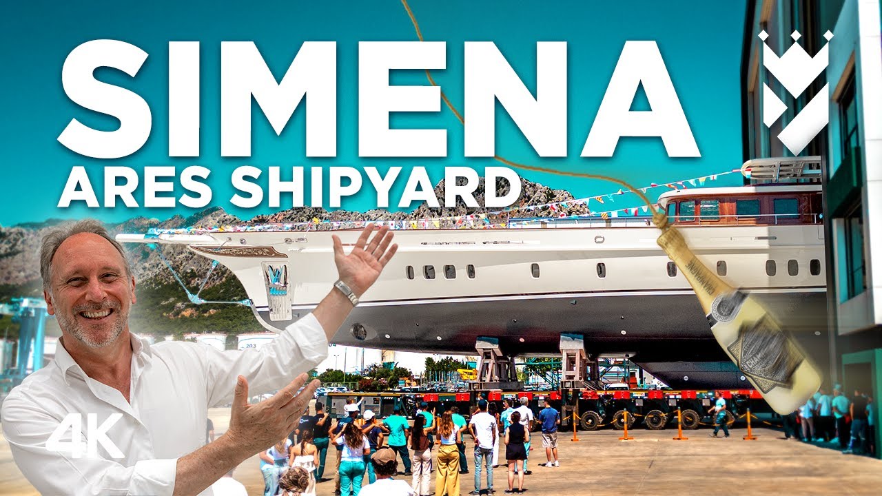 Launch of a Sailing Superyacht!