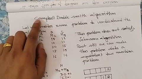 Sequencing problem using Heuristic Method