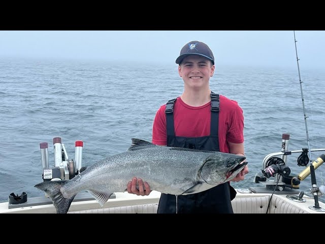 SALMON BEATDOWN, Screamin Reels Charters, Pt. Breeze, NY 