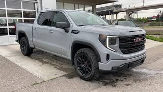 Gray 2024 GMC Sierra 1500 Elevation Review Calgary Alberta - Wolfe Calgary Gmc Thunderstorm Gray 2024