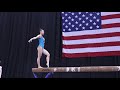 Kara eaker gage  beam routine  2018 gk us classic