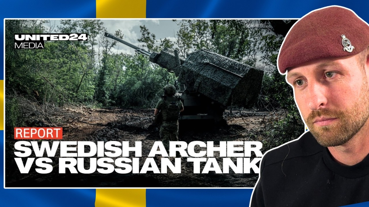 Swedens Archer Obliterates Russian Tanks in Ukraine @United24 British Army Veteran Reacts