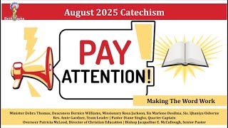 Lesson 3 - August 2025 Catechism Class