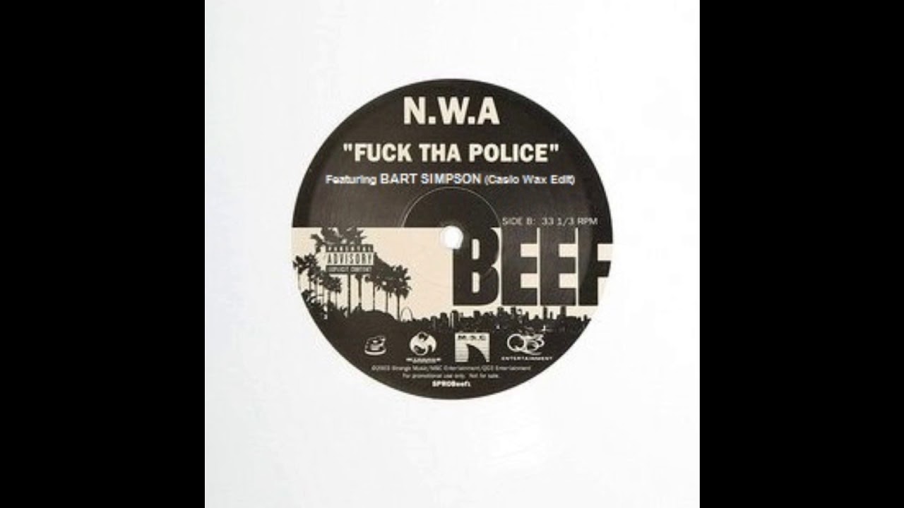 Fuck Tha Police - NWA Ft Bart Simpson - YouTube