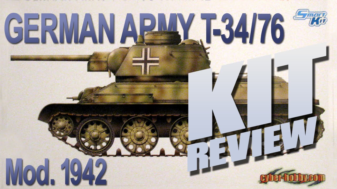 Kit Review Cyber Hobby 6486 German Army T 34 76 Mod 1942 Cast