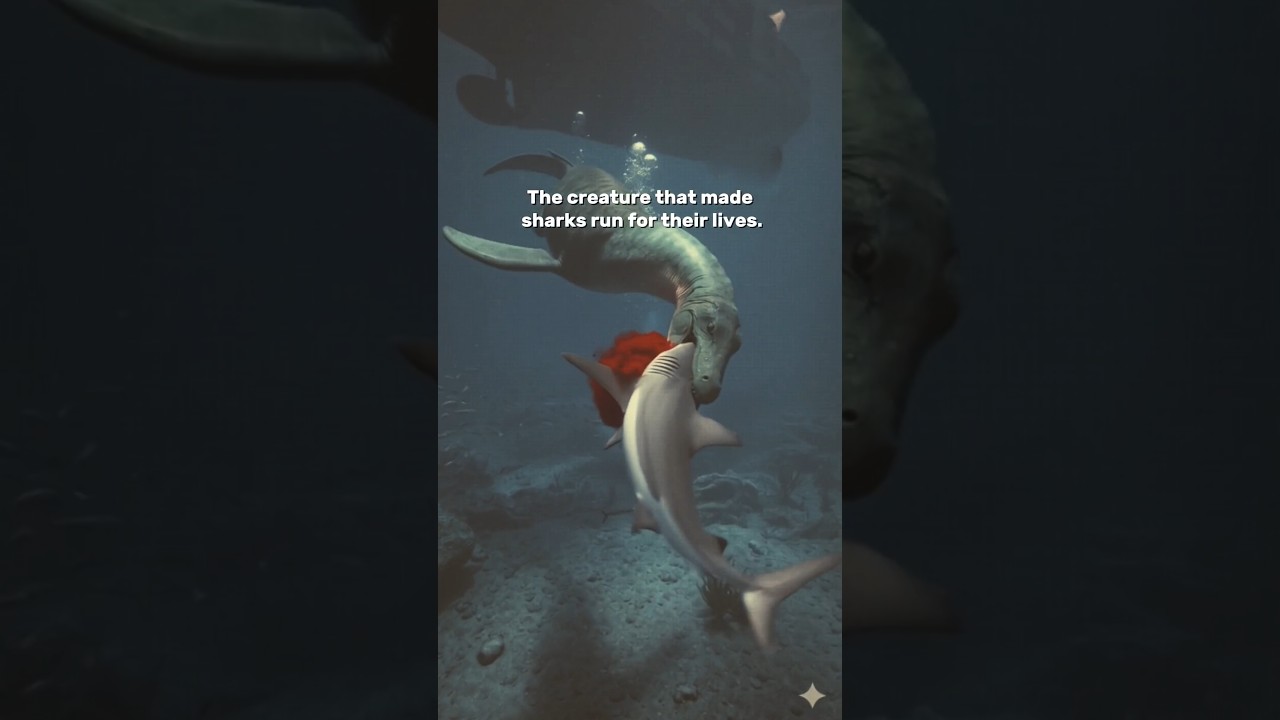 Plesiosaur the greatest sea animal lived on earth. 