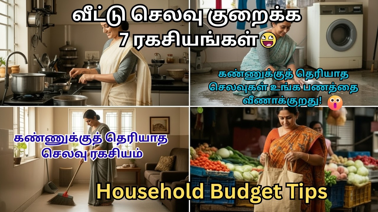 😲 வீட்டு செலவு குறைக்க 7 ரகசியங்கள் | கண்ணுக்குத் தெரியாத செலவுகள் ! Money Saving Tips | Budget Tips