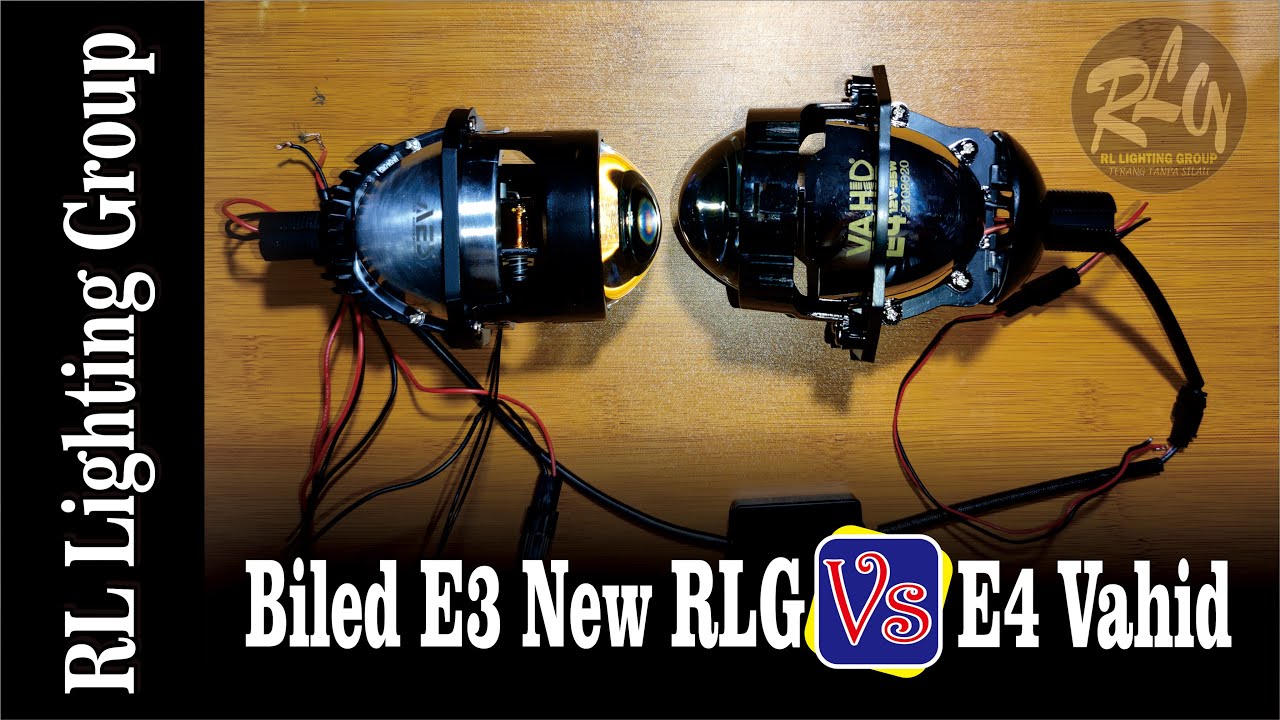 2021 10 4 Compare Hasil Sinar Biled E3 New VS Biled E4 RL Lighting Group
