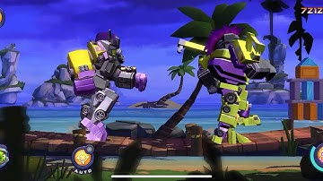 Angry Birds Transformers Menasor + Devastator Gameplay