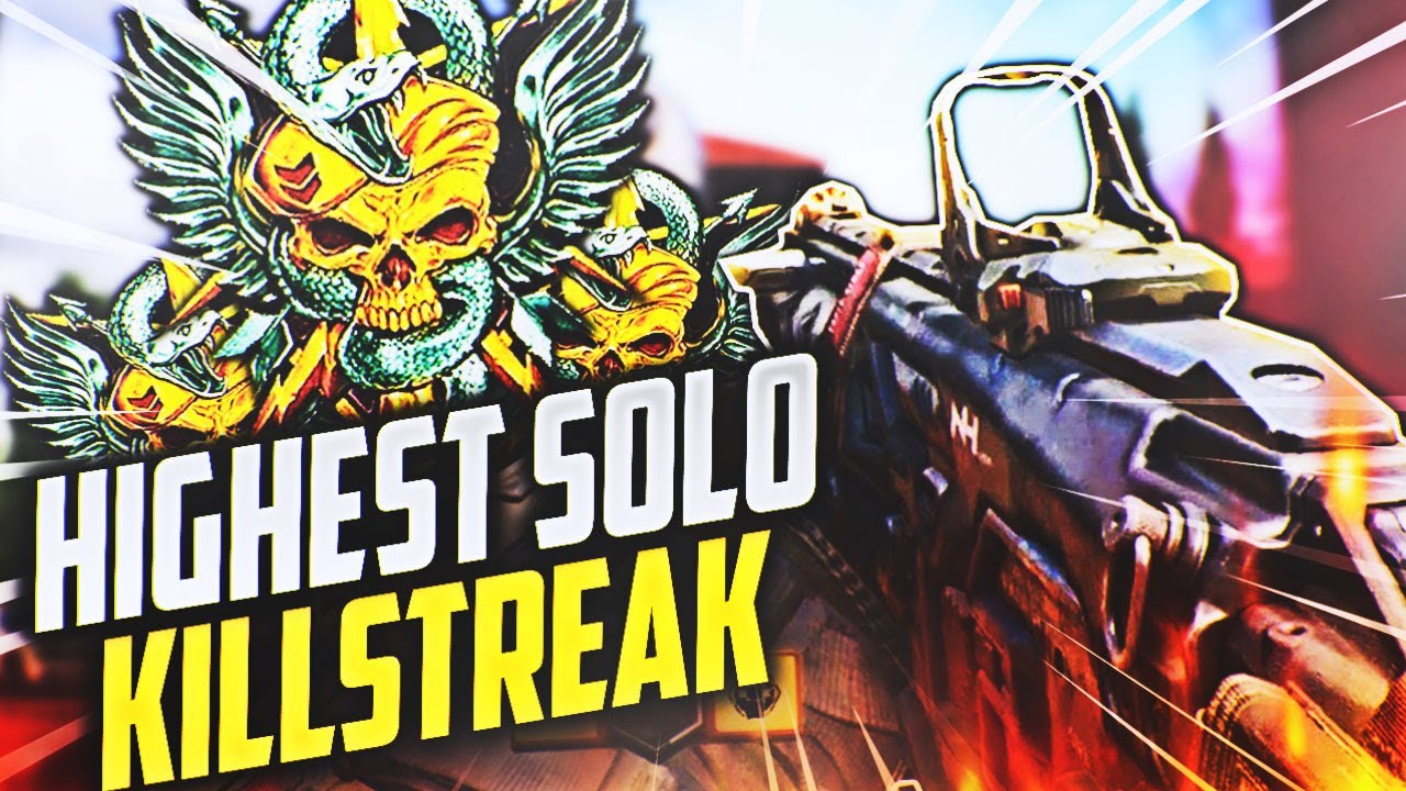 WORLDS HIGHEST SOLO KILLSTREAK ON KILL CONFIRMED - BO4