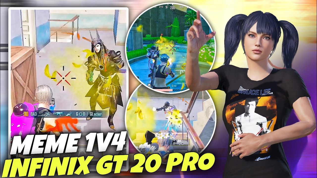 ANDROID MEME CLUTCHES 🔱💥INFINIX GT 20 PRO 💛 SMOOTH + 90FPS PUBG / BGMI ...