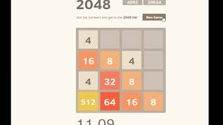 2048 Speedrun Former World Record: 58.01 seconds