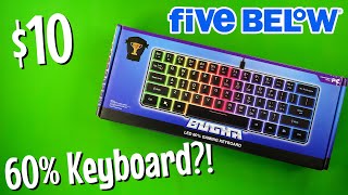 Bugha LED 60% Gaming Keyboard | $10 60% Keyboard from Five Below