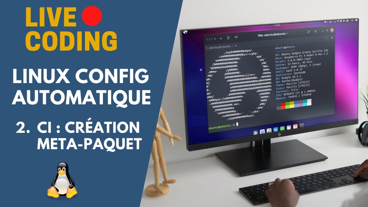 Linux Coding Setup 🐧Installer et configurer Linux rapidement | Live coding Linux partie 2 ...