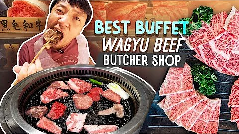All You Can Eat BUTCHER SHOP Japanese Wagyu Beef BBQ MUST TRY!