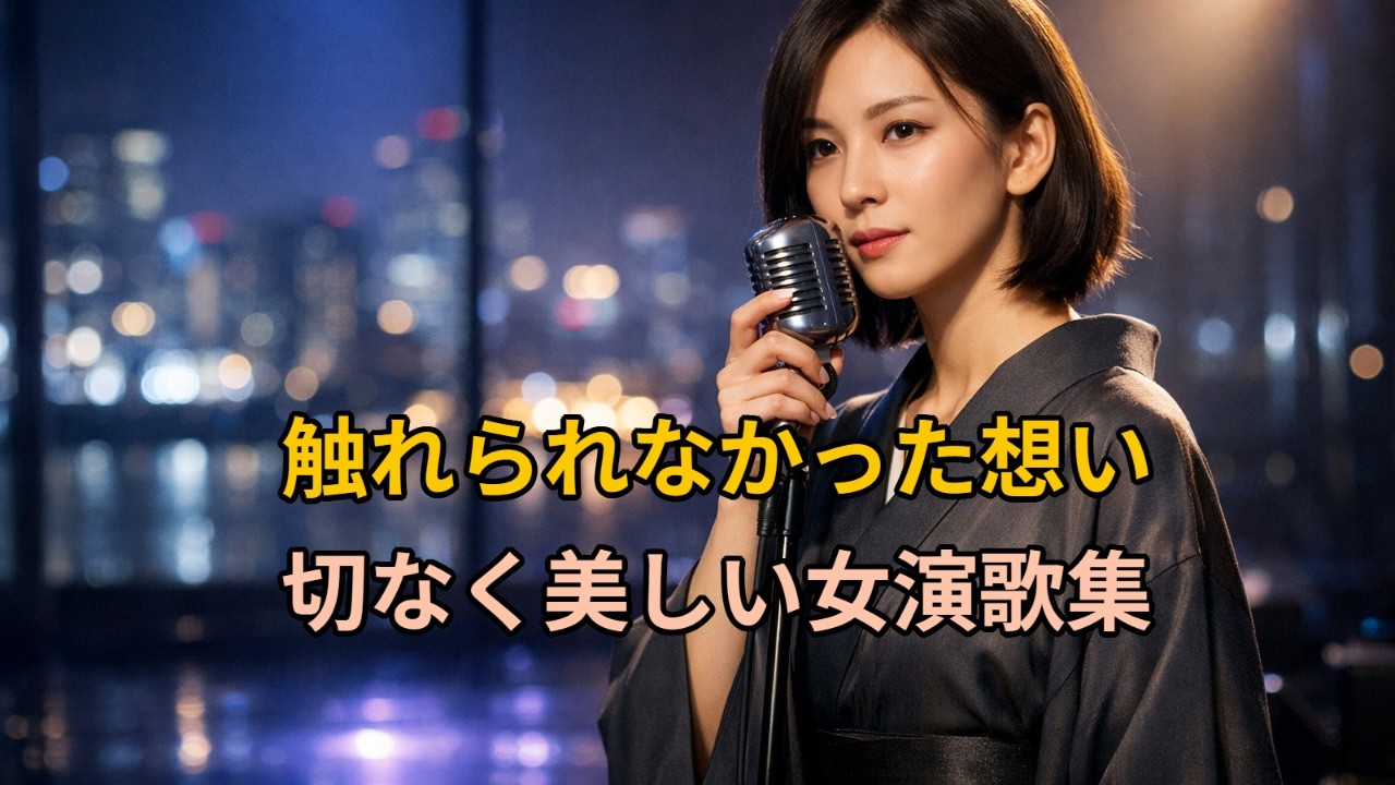 触れられなかった想いを歌う|切なく美しい女演歌集 - YouTube