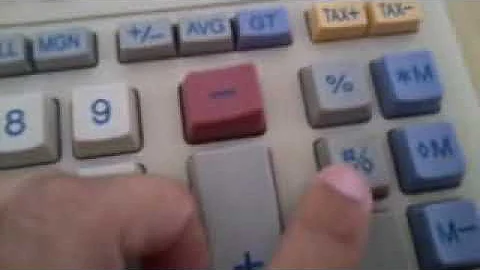 Como arrumar a calculadora Sharp?