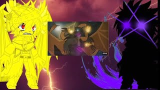 Kaijus react to king Ghidorah versus king Titan