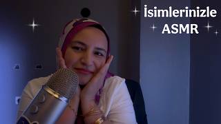Türkçe ASMR - İsimlerinizi okuyorum.
