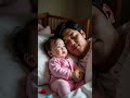 🛏️🤣【布団の中の小さな怪獣】寝かしつけ中に大谷翔平ノックアウト💦
