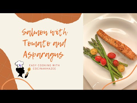 Video: Salmon Dengan Tomato Dan Asparagus